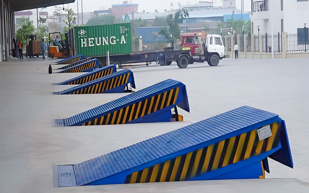 Niveleur de quai d'usine de traitement de champignons RuYang