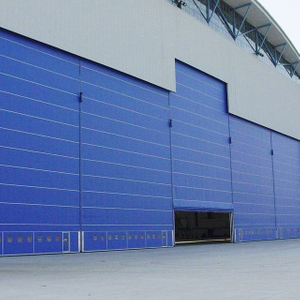 Tissu en PVC Porte de hangar à levage vertical