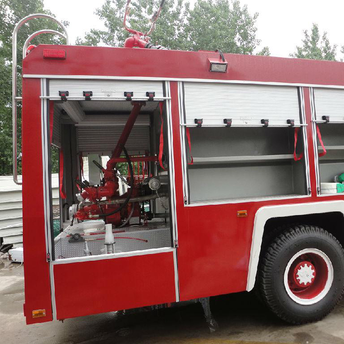 volet roulant pour camion de pompiers